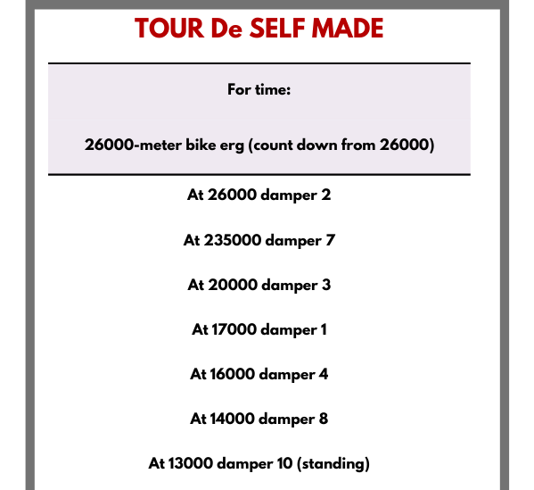 bike erg workouts