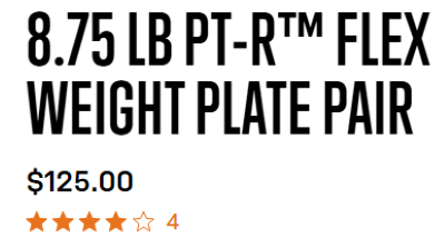 5.11 Tactical PT-R Flex Weight Plates